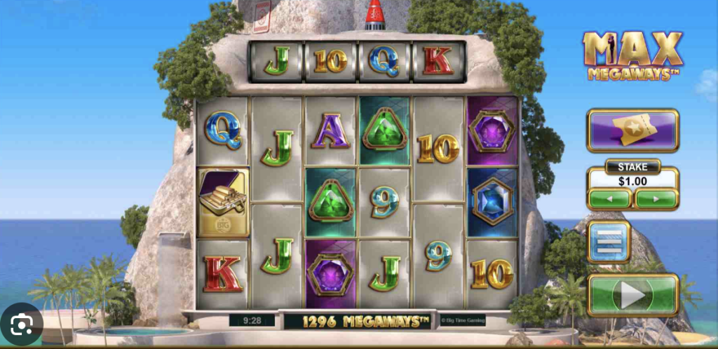 Image of a Megaway slot