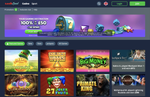 image of winner casino website