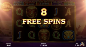 image of son of egypt slot gameplay